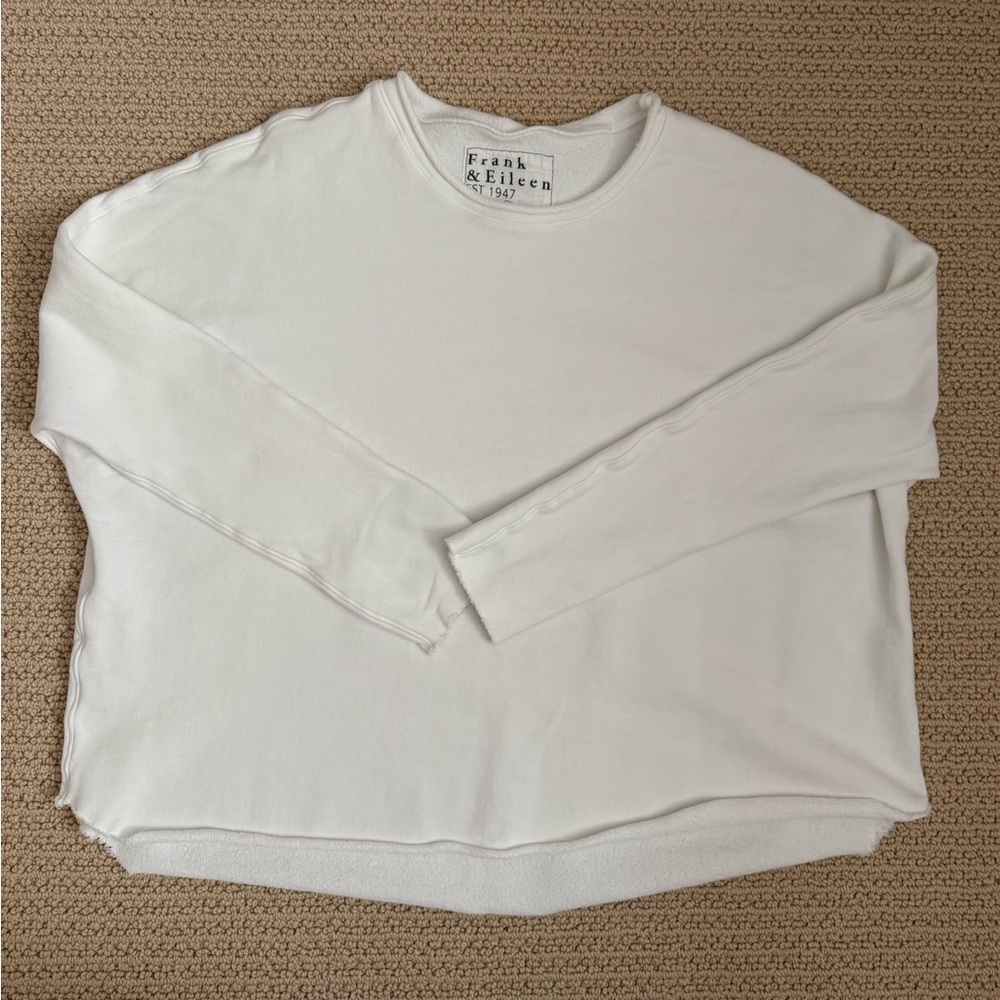 Frank & Eileen Anna White Sweatshirt